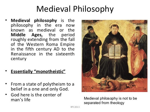 Medieval philosophy